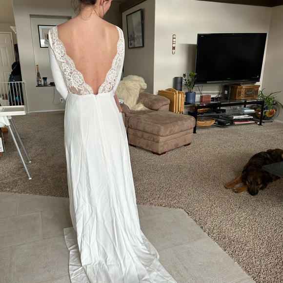 BHLDN size 6 wedding dress - Picture 5 of 6